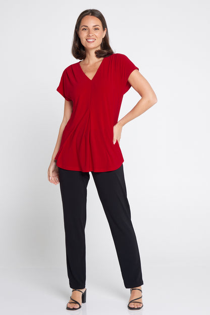 Ashlyn Top - Ruby Red