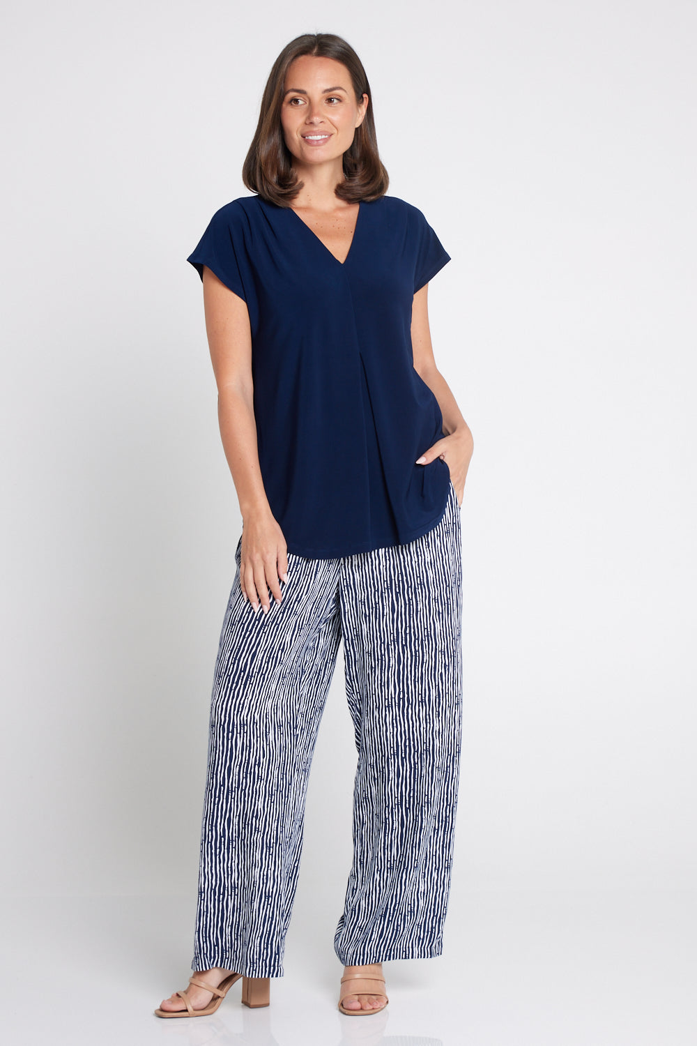 Ashlyn Top - Navy