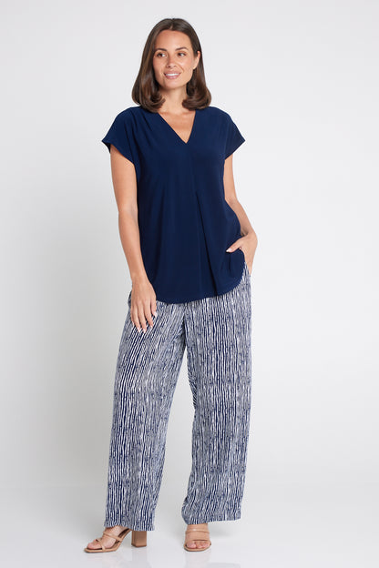 Ashlyn Top - Navy
