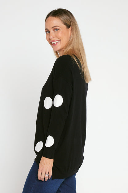 Naomi Jumper - Black Spot