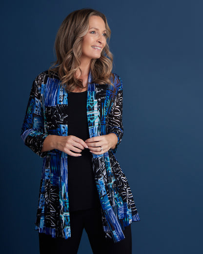 Naomi Mesh Jacket - Coastal Evening