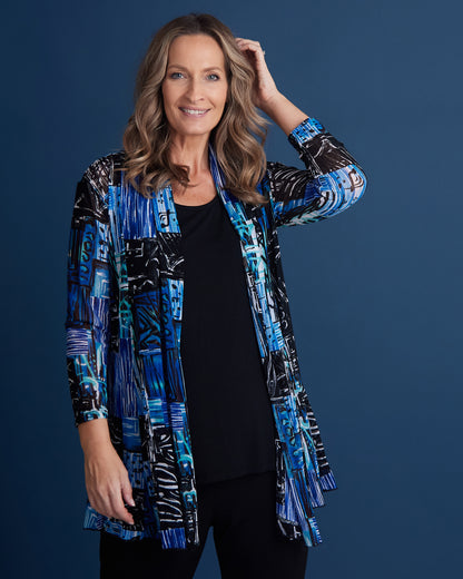 Naomi Mesh Jacket - Coastal Evening