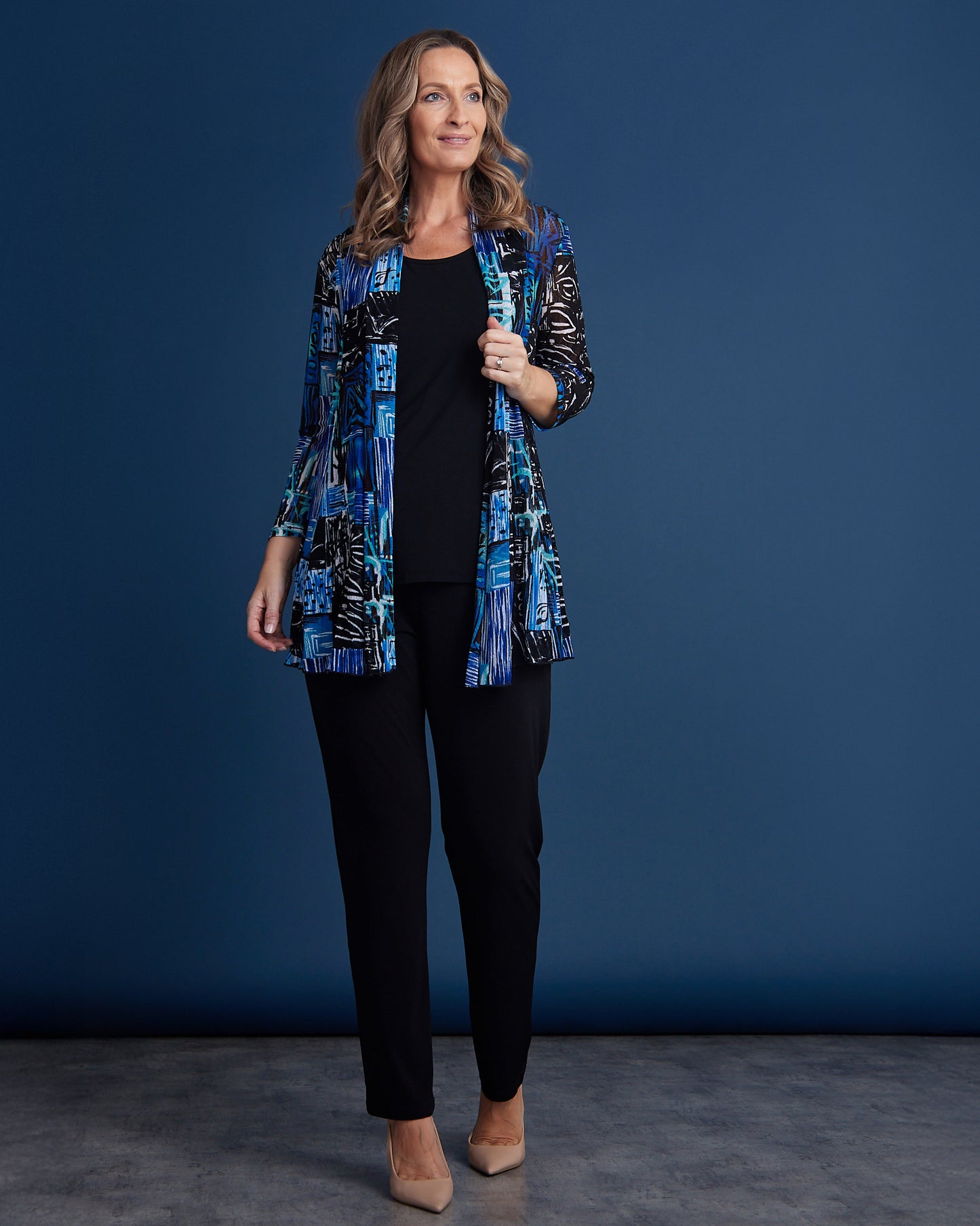 Naomi Mesh Jacket - Coastal Evening