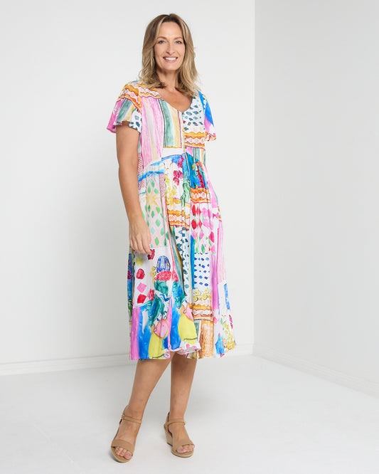 Cornwall Dress - Floral Gelato