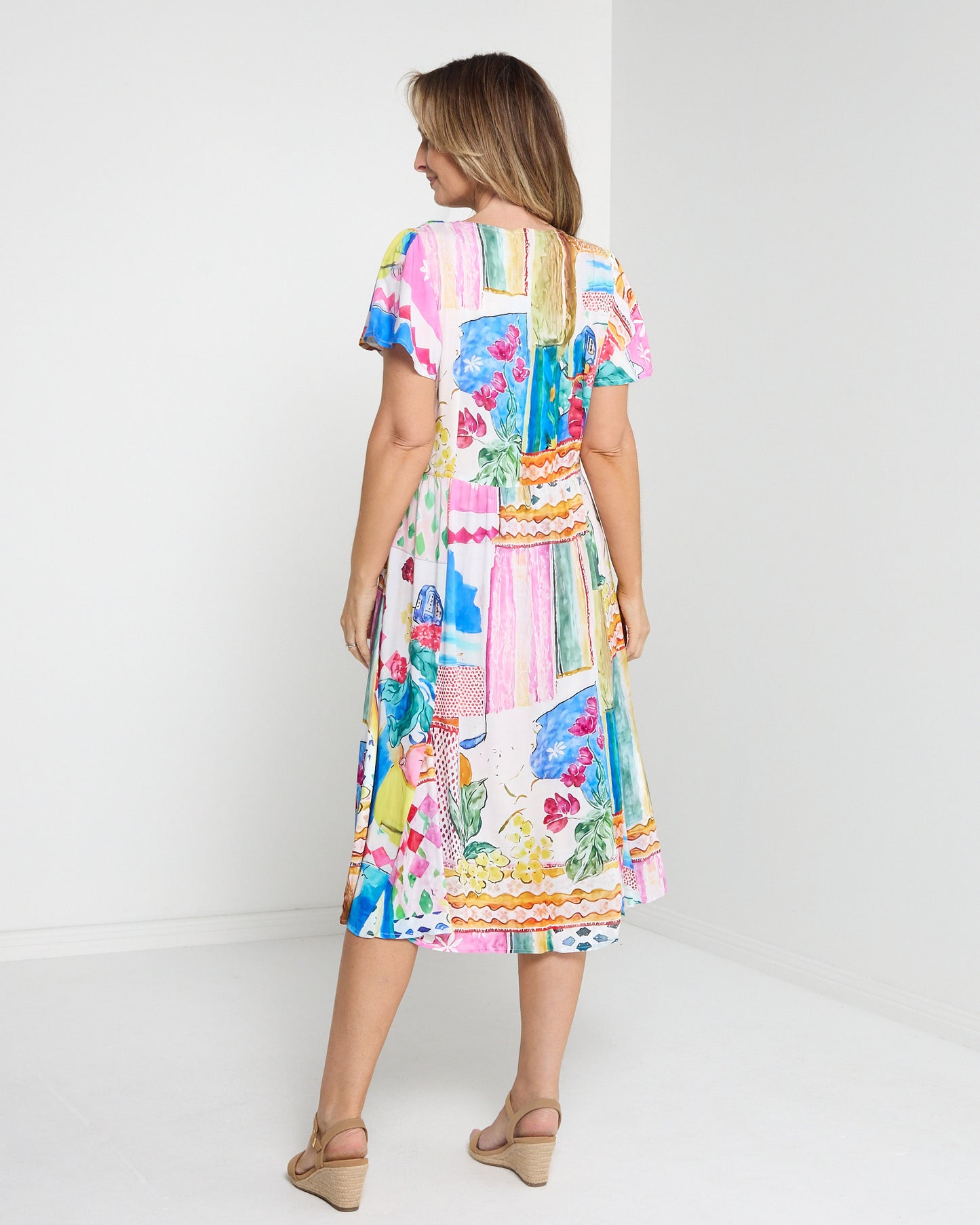 Cornwall Dress - Floral Gelato