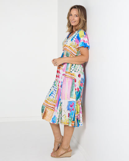 Cornwall Dress - Floral Gelato
