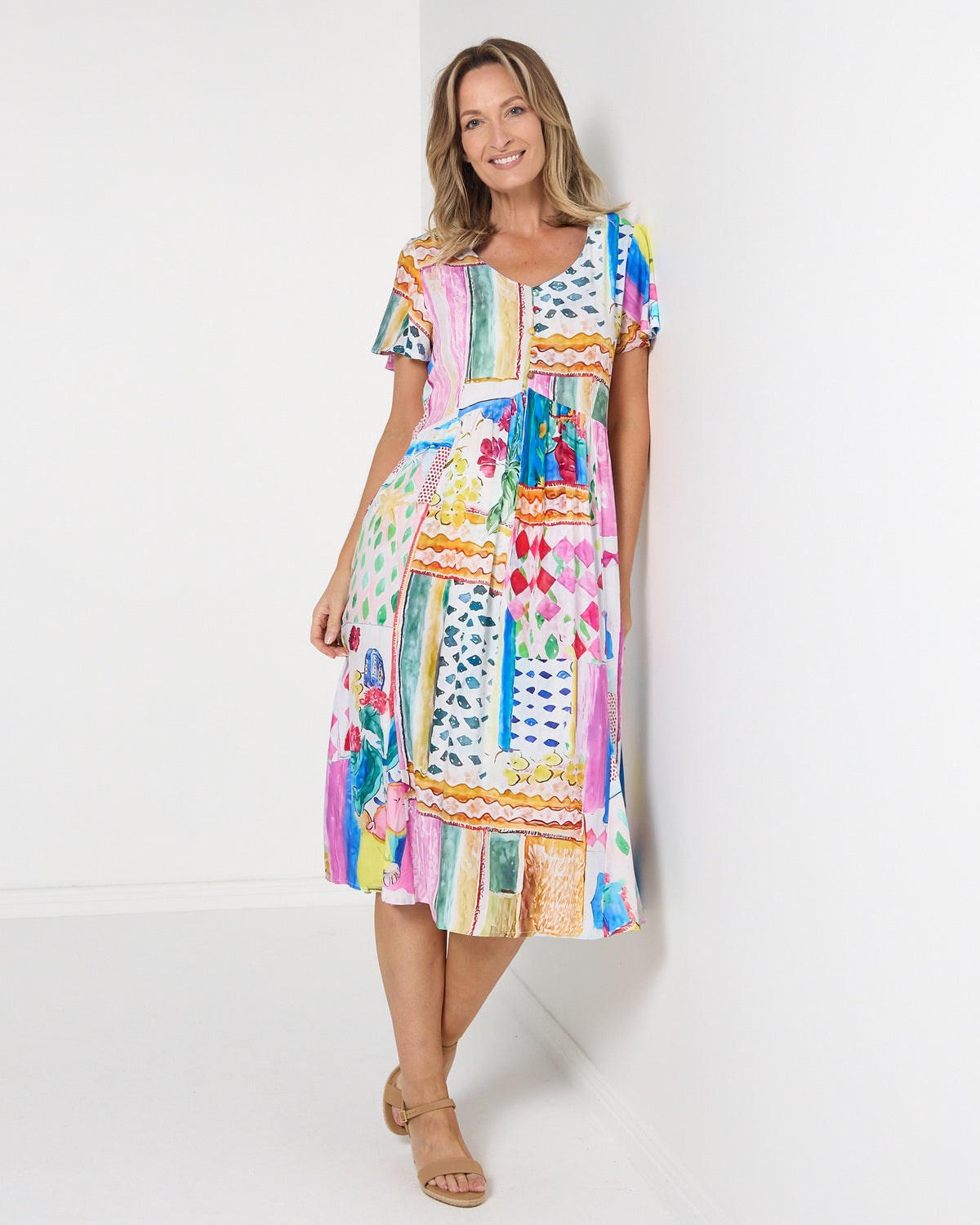 Cornwall Dress - Floral Gelato