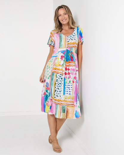 Cornwall Dress - Floral Gelato