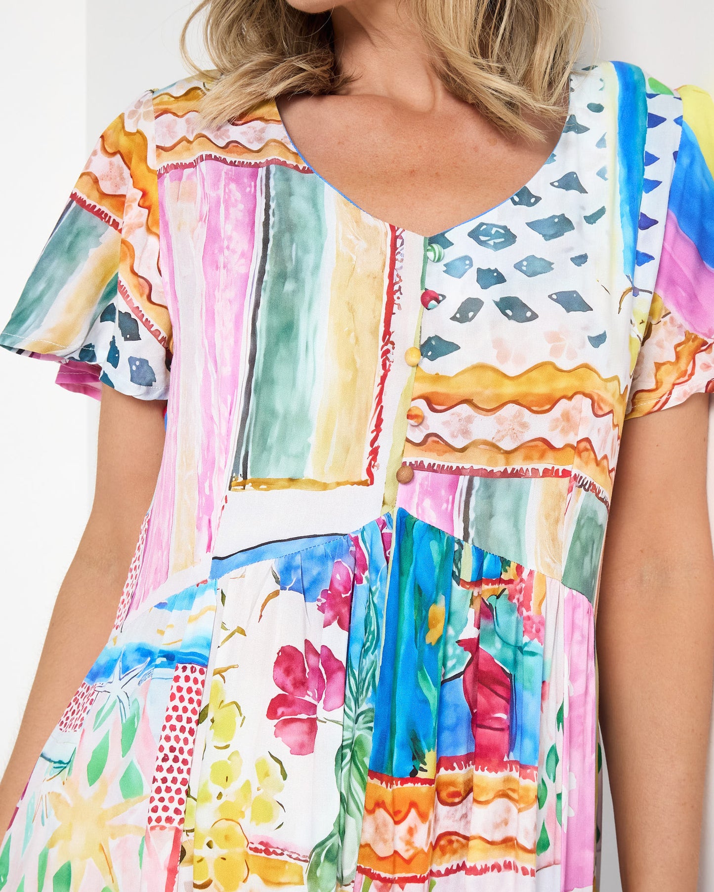 Cornwall Dress - Floral Gelato