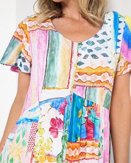 Cornwall Dress - Floral Gelato
