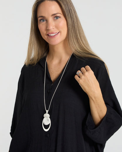 Jennifer Necklace - Silver