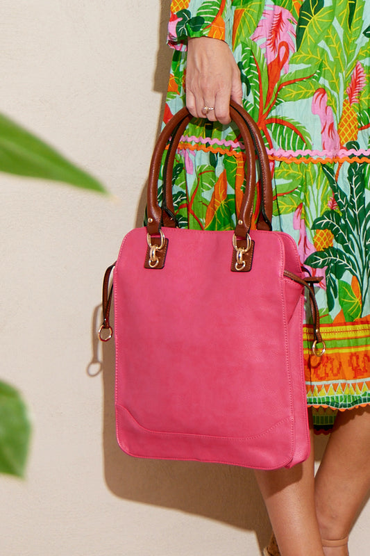 New York Tote Bag - Rose/Pink