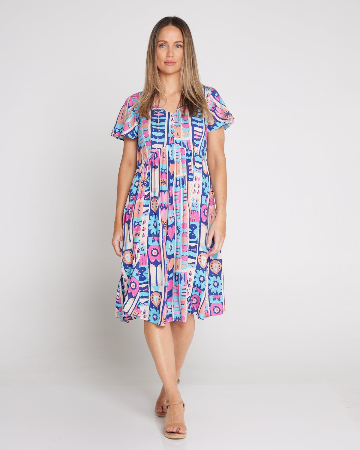 Brighton Petite Dress - Aloha Sunrise