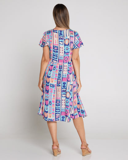 New Brighton Petite Dress - Aloha Sunrise