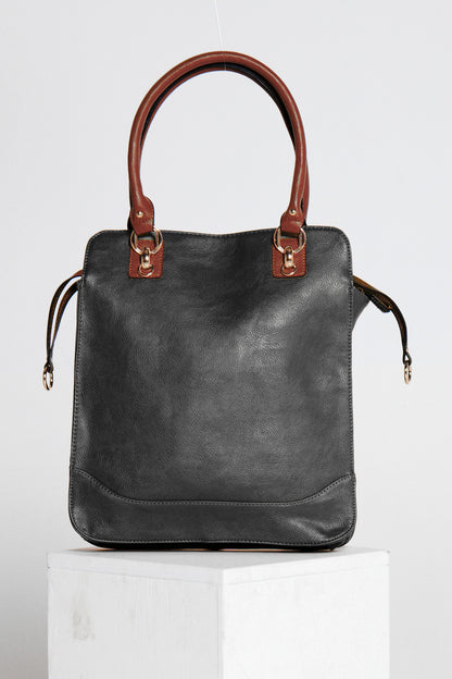 New York Tote Bag & Clutch - Black