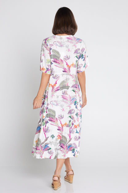 Newark Dress - White Floral