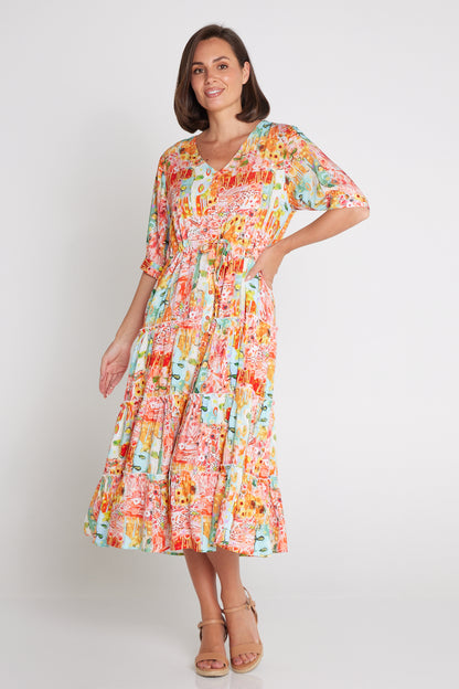 O'Hare Dress - Sunset Fiesta
