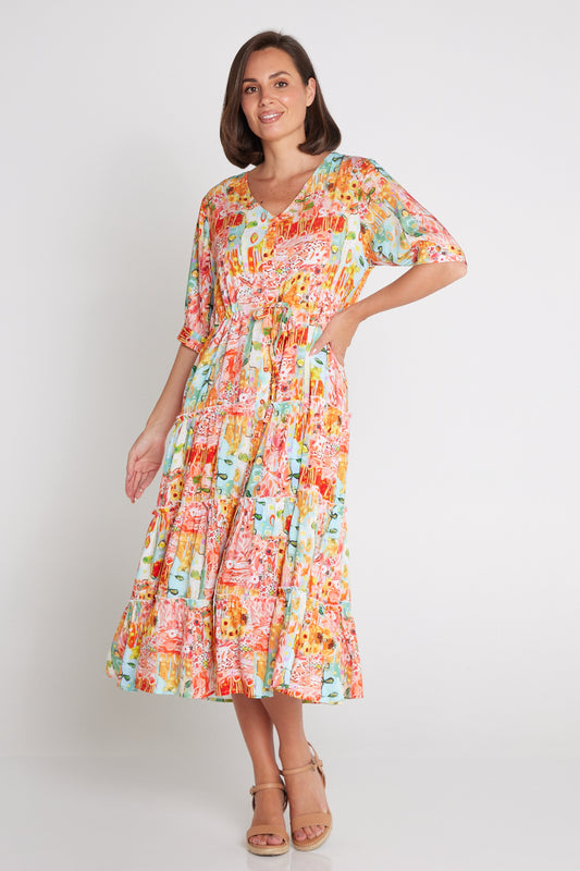 O'Hare Dress - Sunset Fiesta