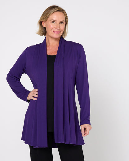 Oaklands Bamboo Jacket - Eggplant