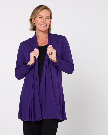 Oaklands Bamboo Jacket - Eggplant