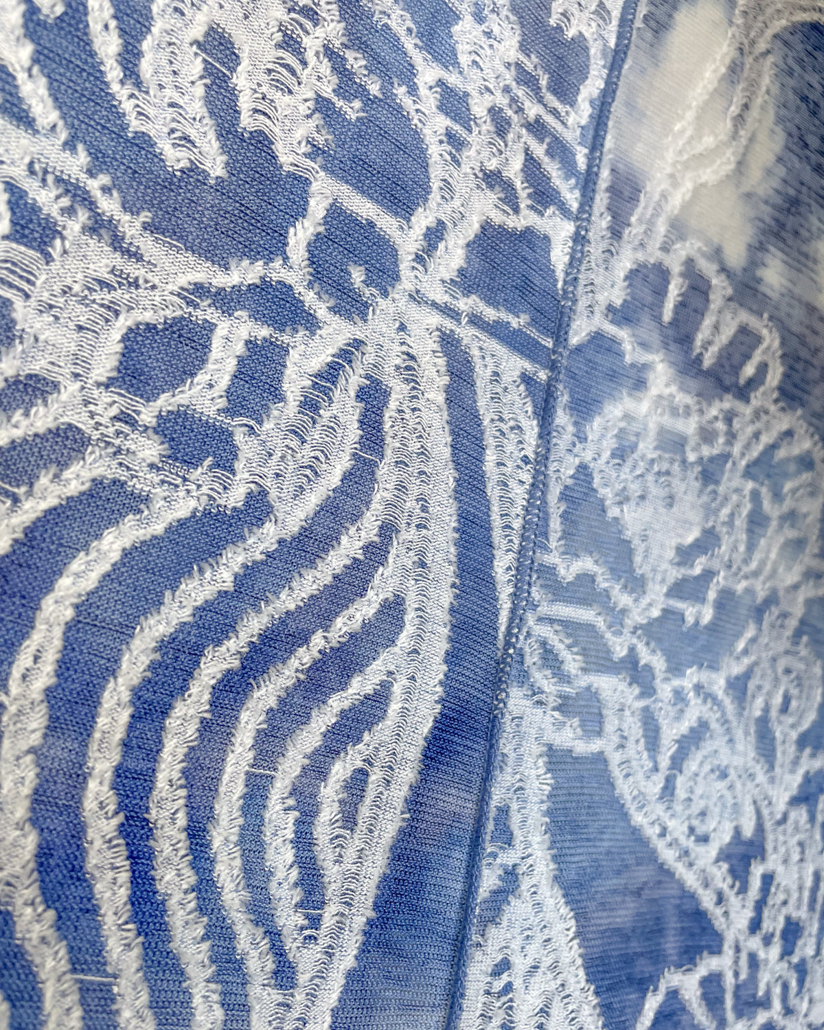 Oceana Waterfall Jacket - Blue Lace Mosaic