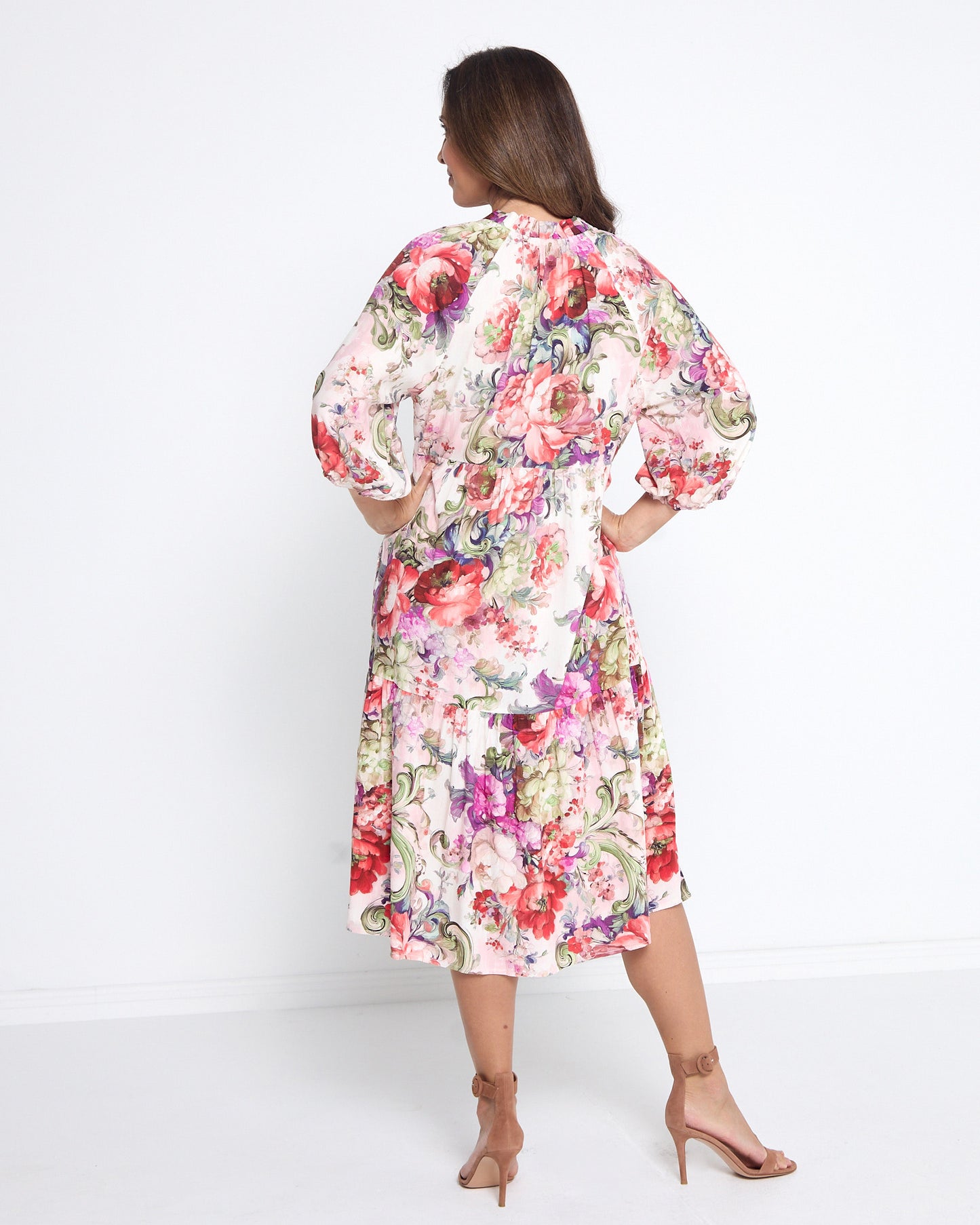 Kennedy Dress - Pink Floral