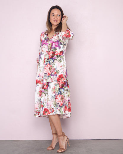 Kennedy Dress - Pink Floral
