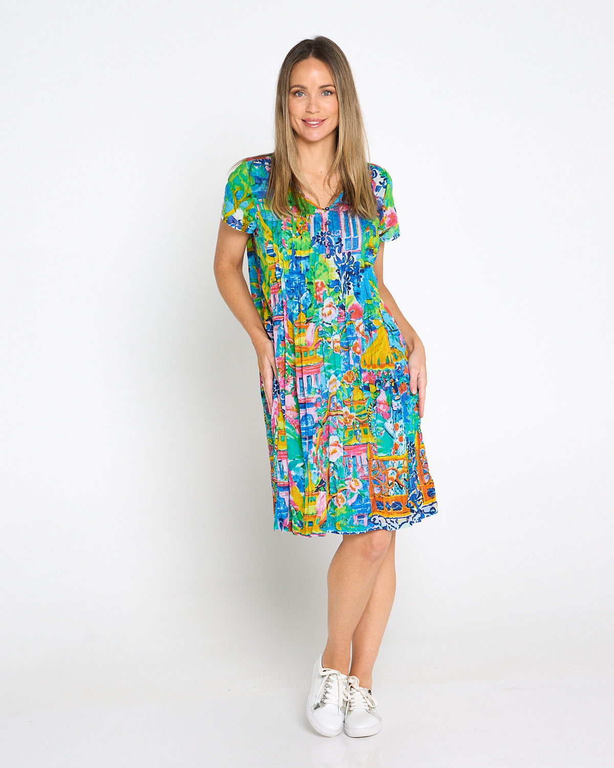 Organic Cotton Easy Fit Dress - Okayama