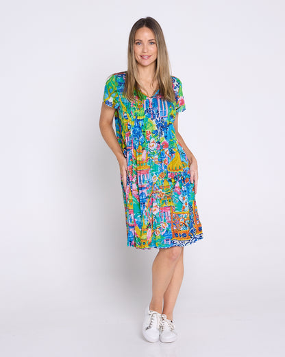 Organic Cotton Easy Fit Dress - Okayama