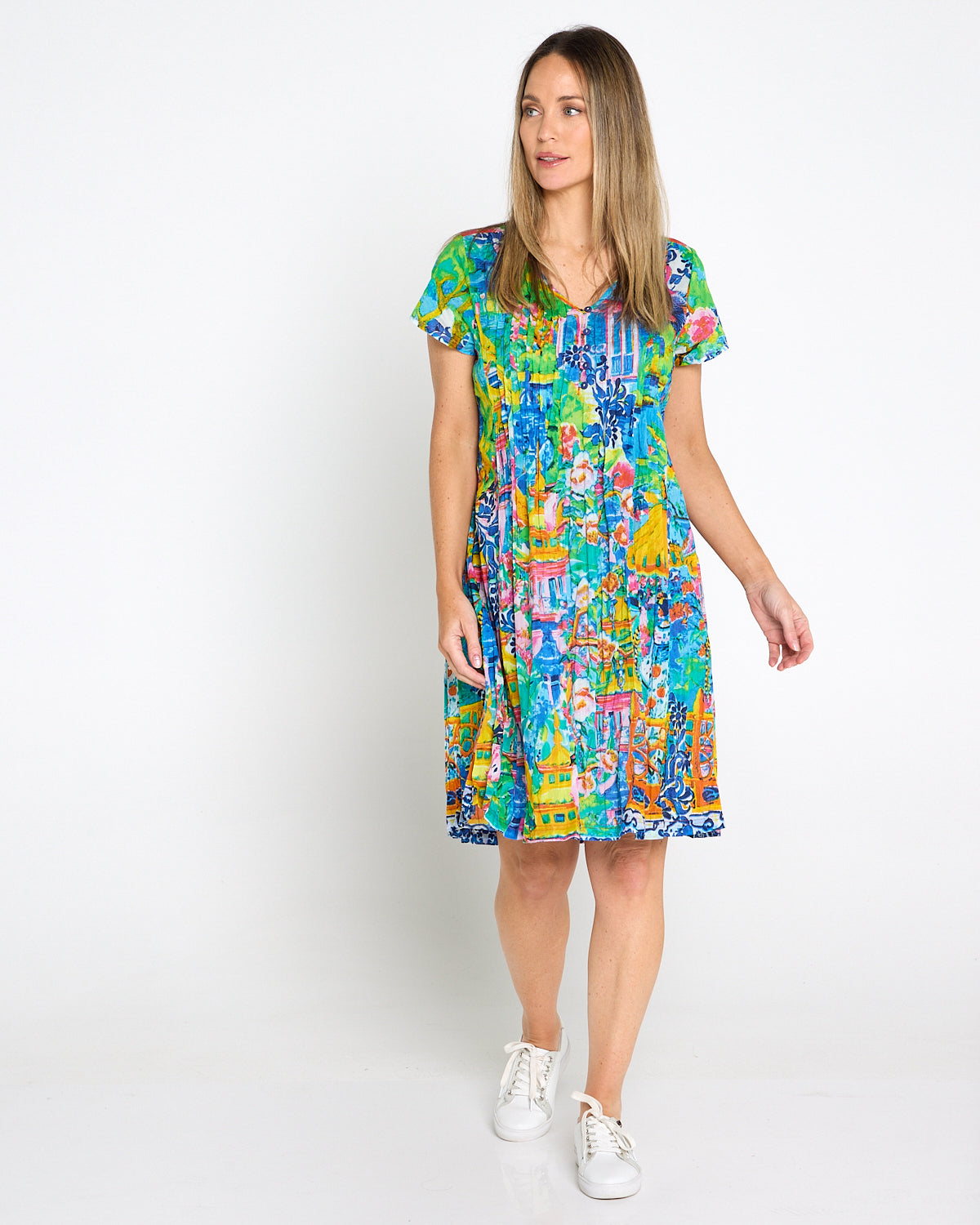 Organic Cotton Easy Fit Dress - Okayama