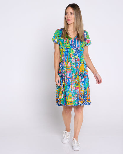 Organic Cotton Easy Fit Dress - Okayama
