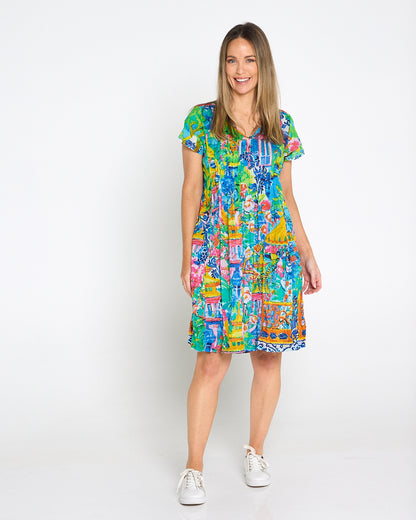 Organic Cotton Easy Fit Dress - Okayama