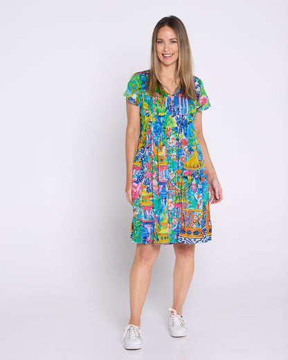 Organic Cotton Easy Fit Dress - Okayama