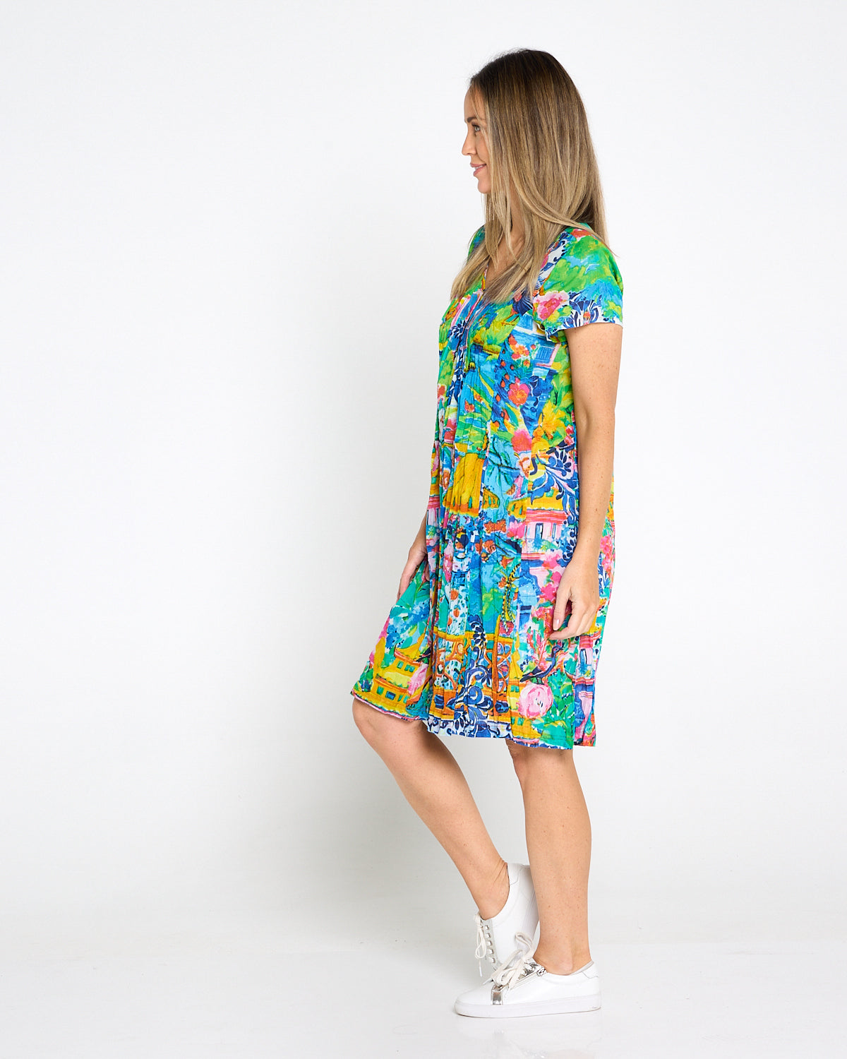 Organic Cotton Easy Fit Dress - Okayama
