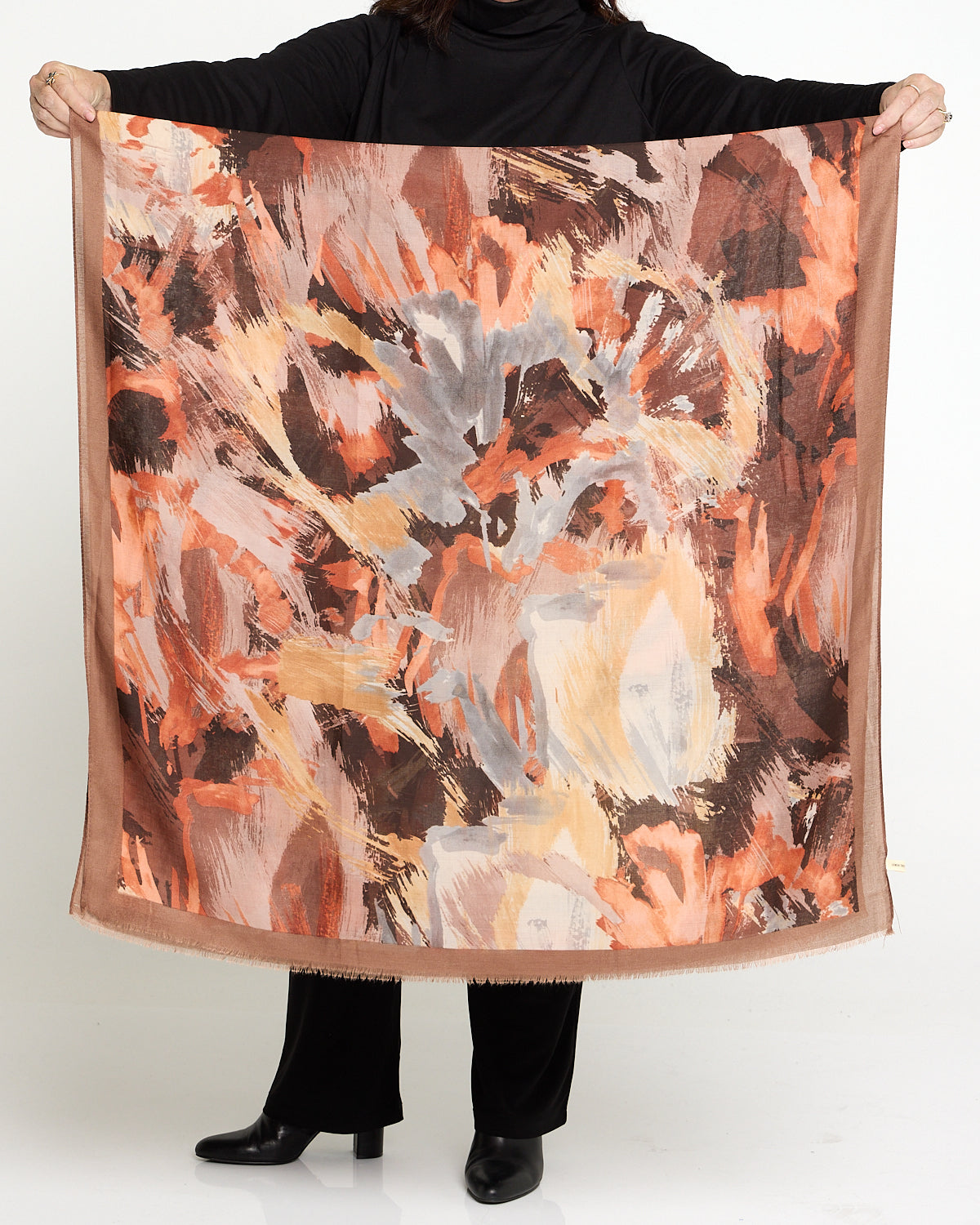 Laramie Scarf - Brown Terracotta