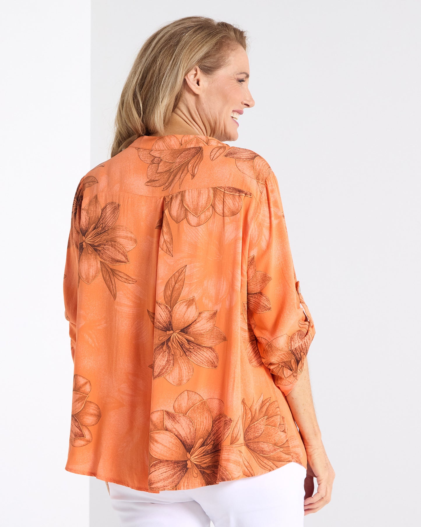 Clementine Top - Orange