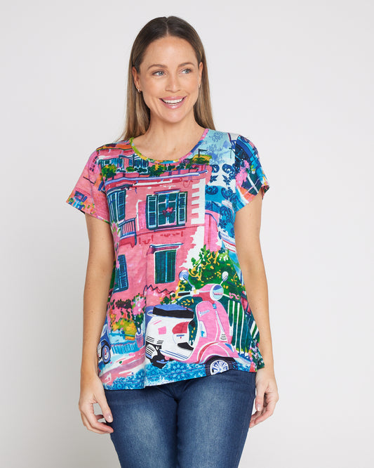 Organic Cotton Contemporary Tee - Scooter