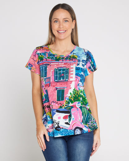 Organic Cotton Contemporary Tee - Scooter
