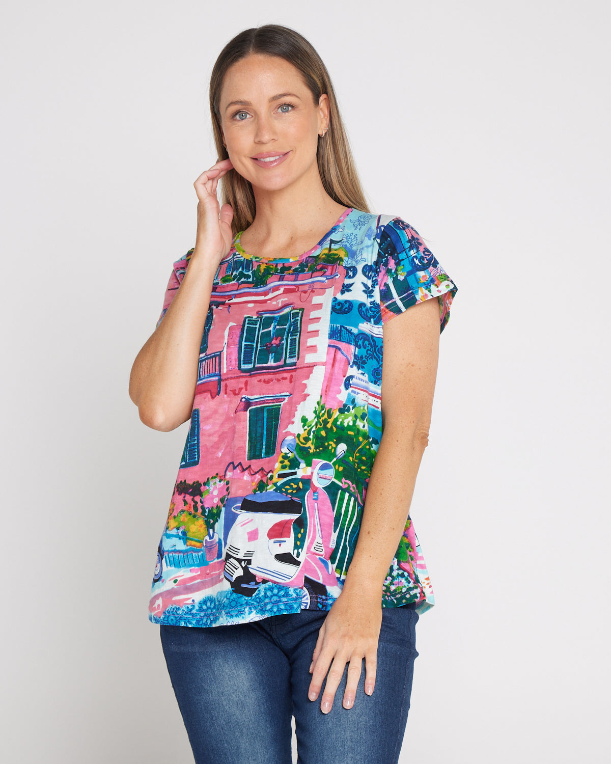 Organic Cotton Contemporary Tee - Scooter