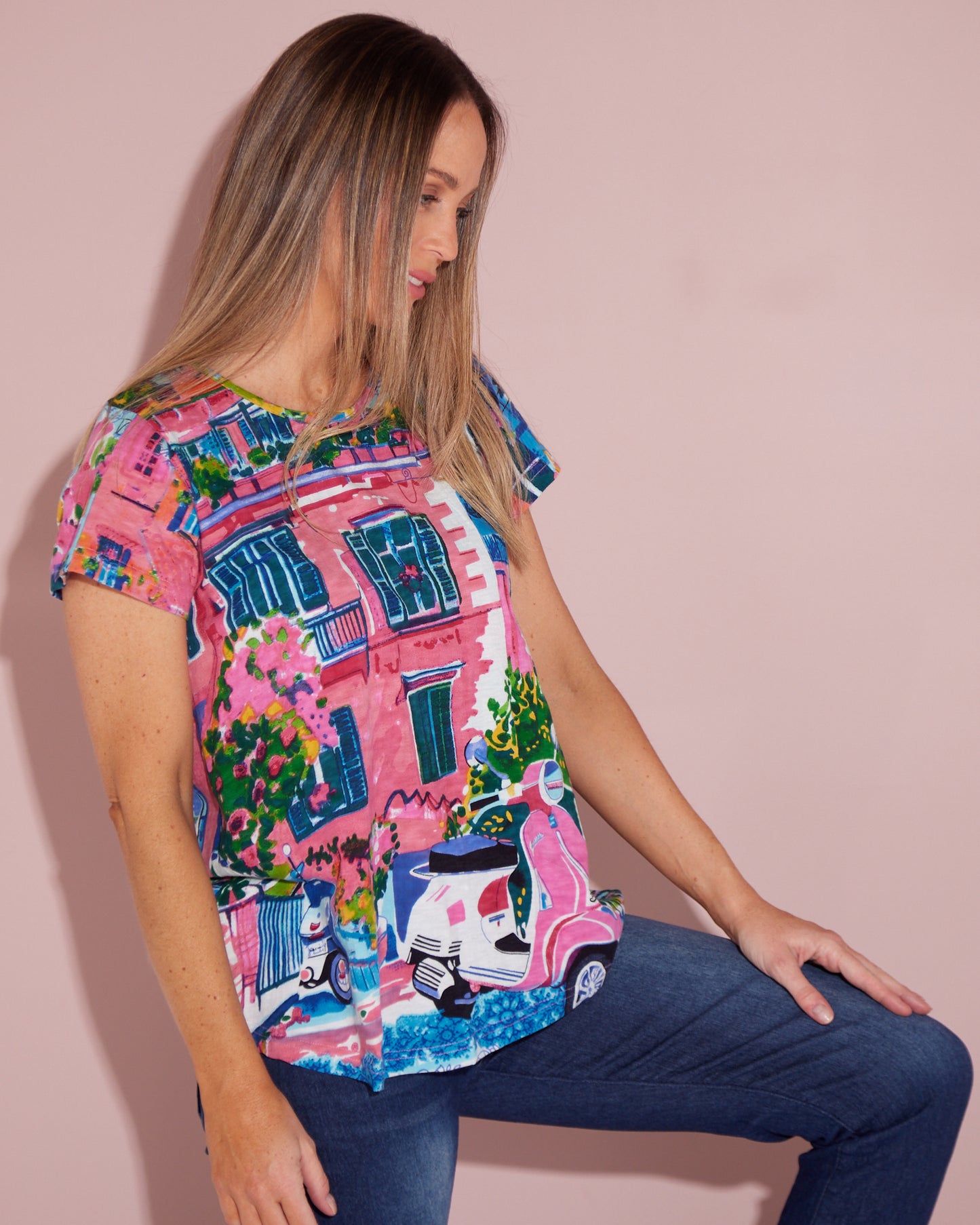 Organic Cotton Contemporary Tee - Scooter