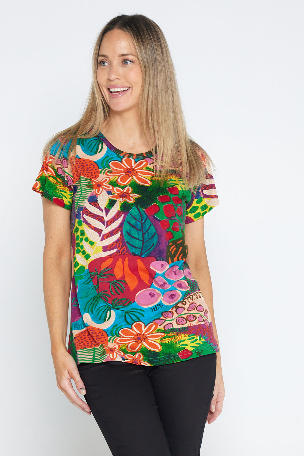 Orientique Crew Neck T-Shirt - Fun Print