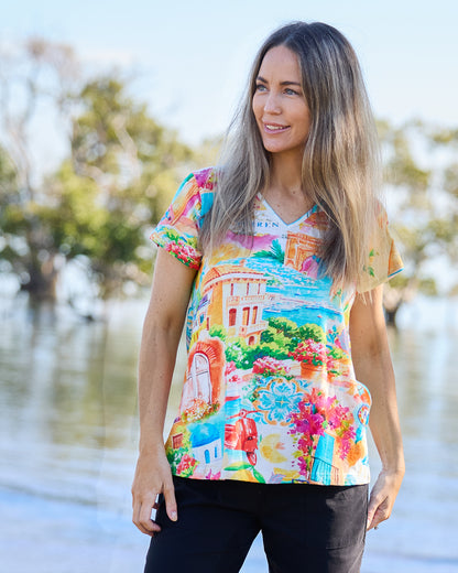 Contemporary Tee - Summer Print