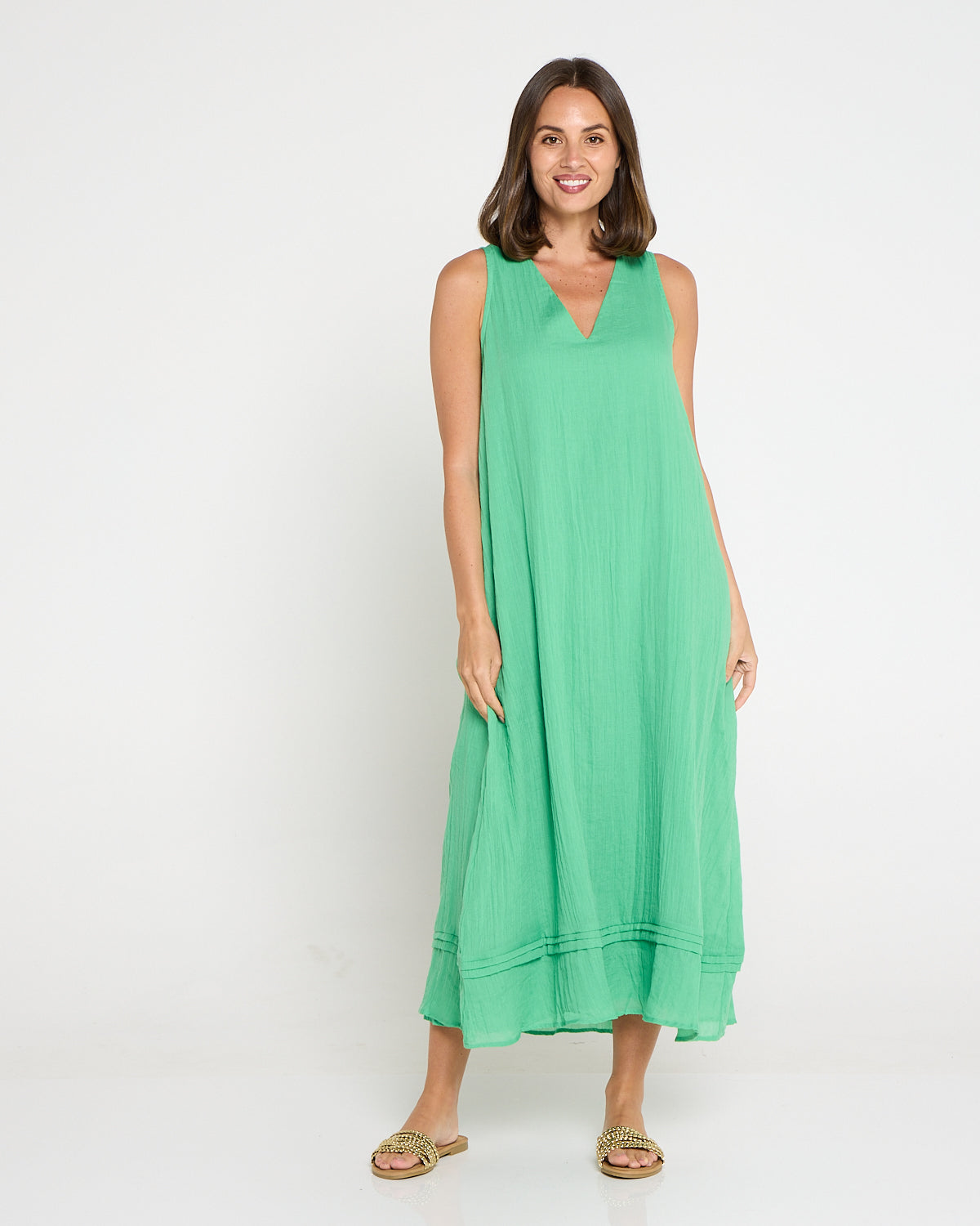 Orsula Tank Maxi Dress - Jade