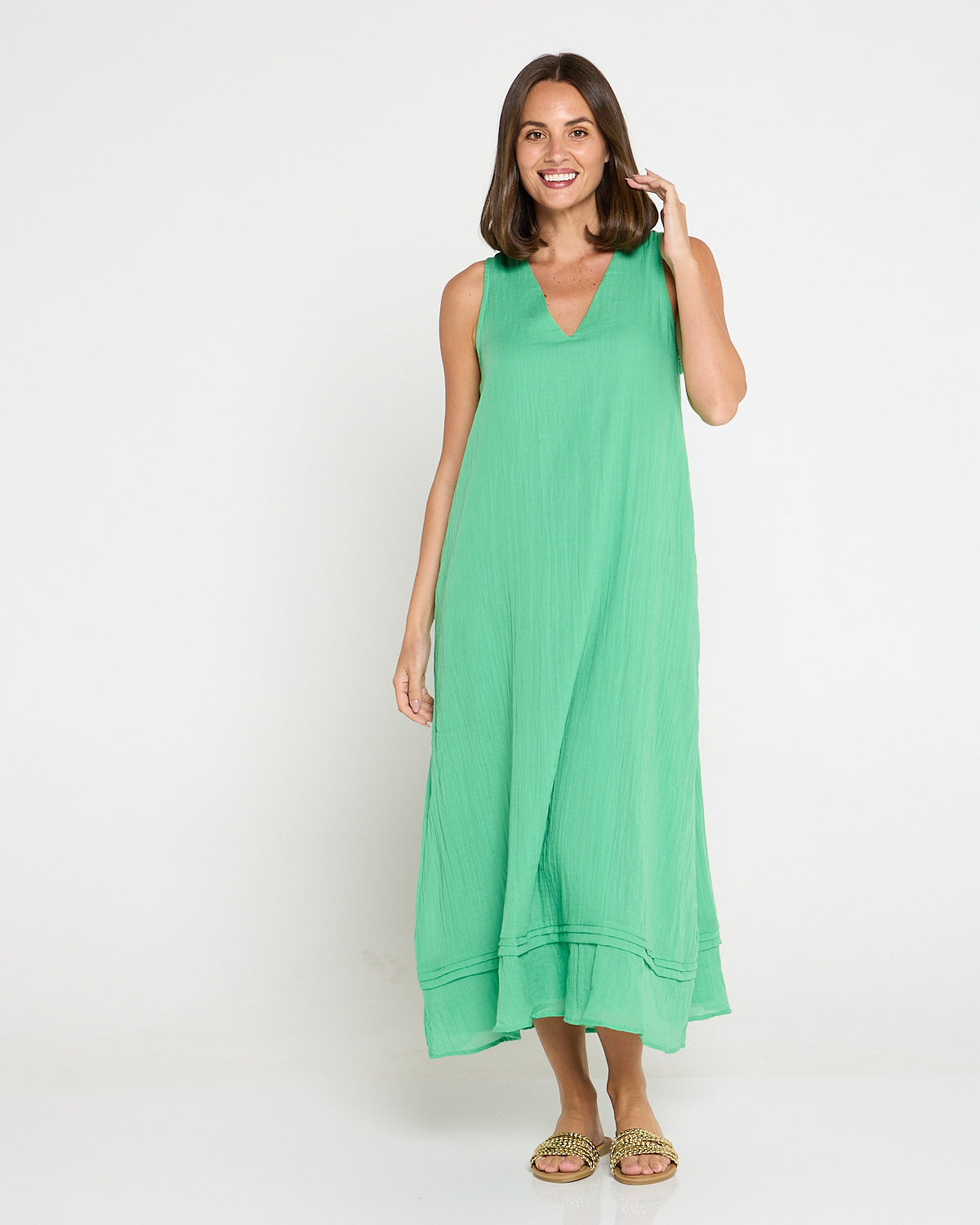 Orsula Tank Maxi Dress - Jade
