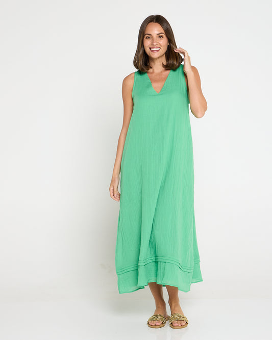Orsula Tank Maxi Dress - Jade