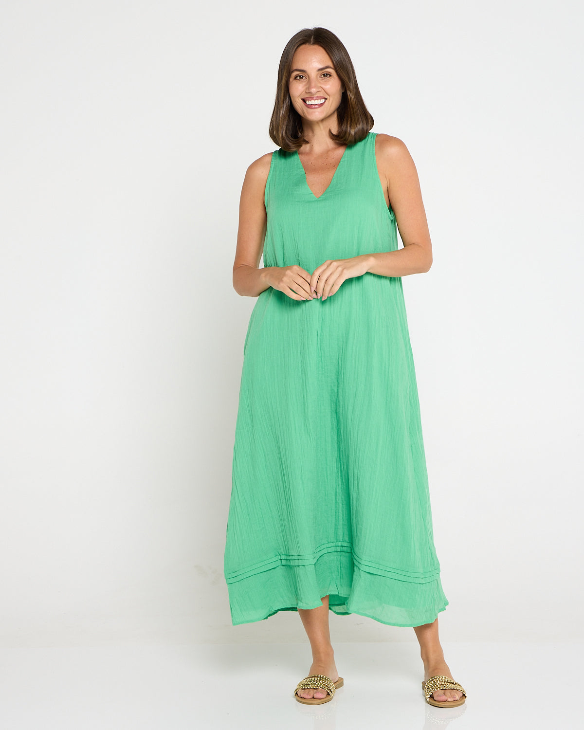 Orsula Tank Maxi Dress - Jade