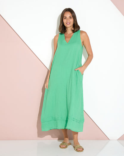 Orsula Tank Maxi Dress - Jade