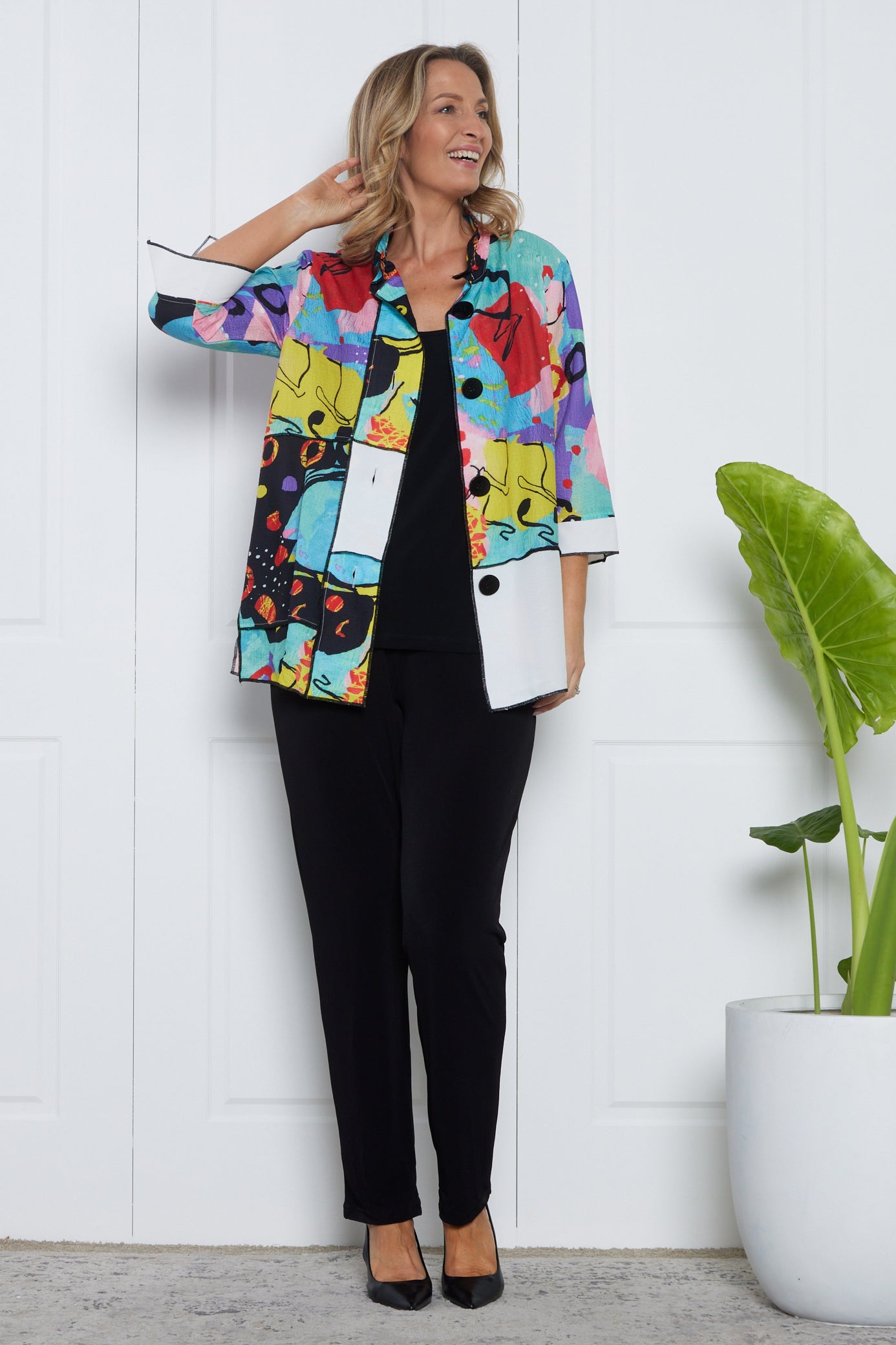 Overlock Mix Shirt - Gallery Multi Print