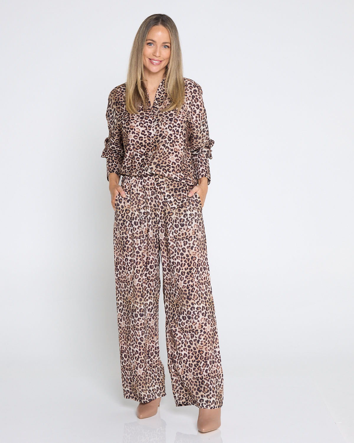 Zuri Pants - Leopard Print