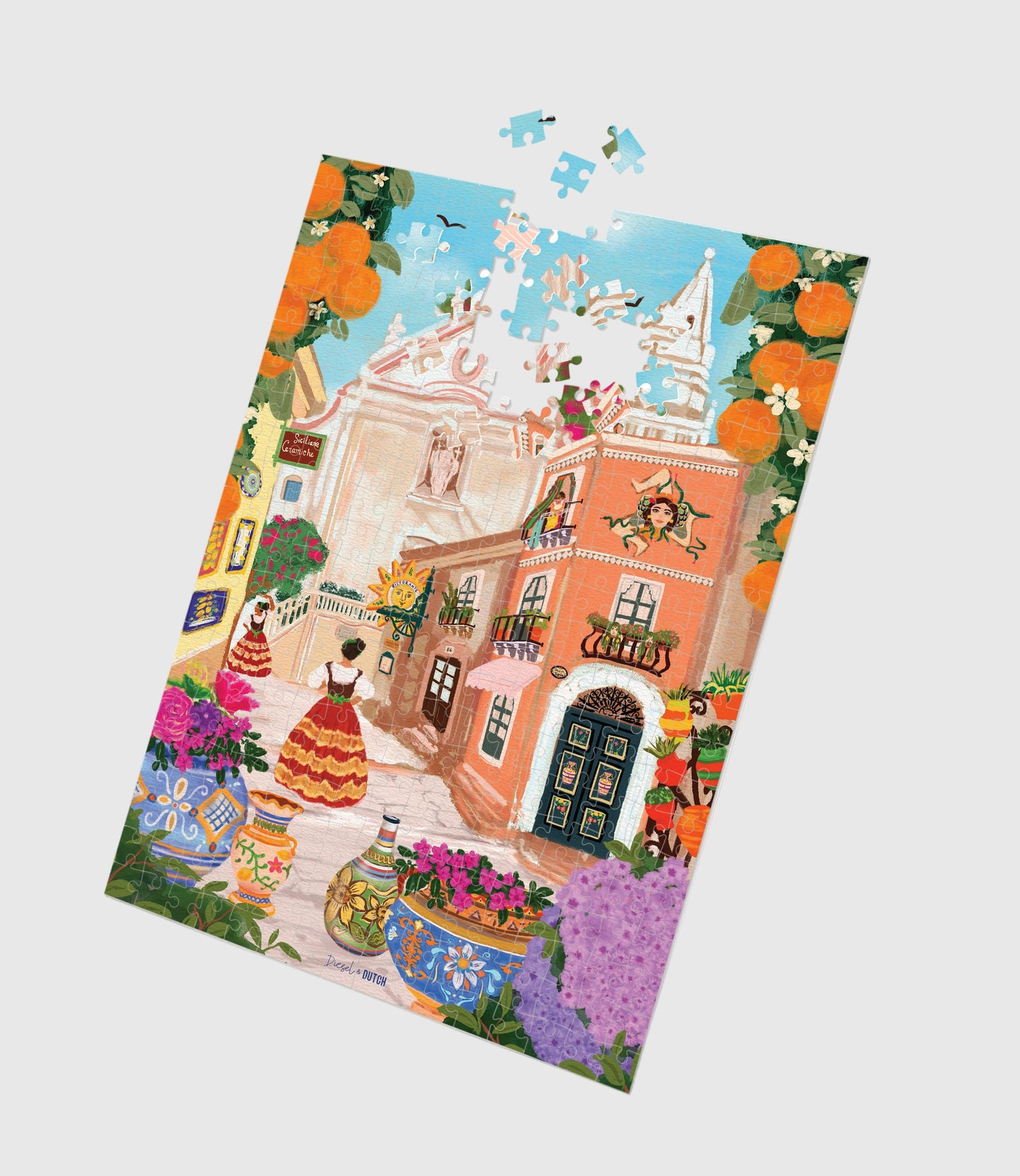 Sicilian Dreamscape Jigsaw Puzzle (1000 Pieces)